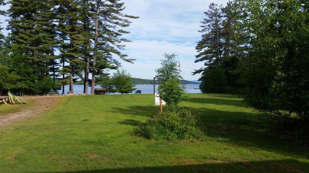 Field view in front of Lake Winnipesaukee, Laconia NH, ManagedBNB